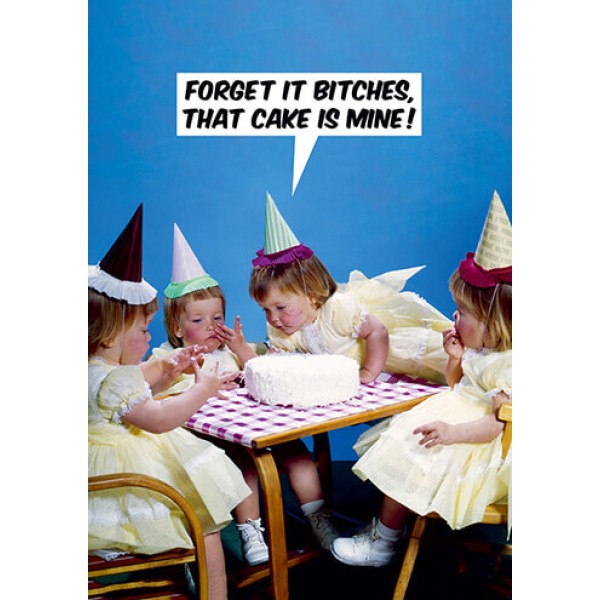 Dean Morris Cards - Поздравителна картичка "Тази торта е моя" 1
